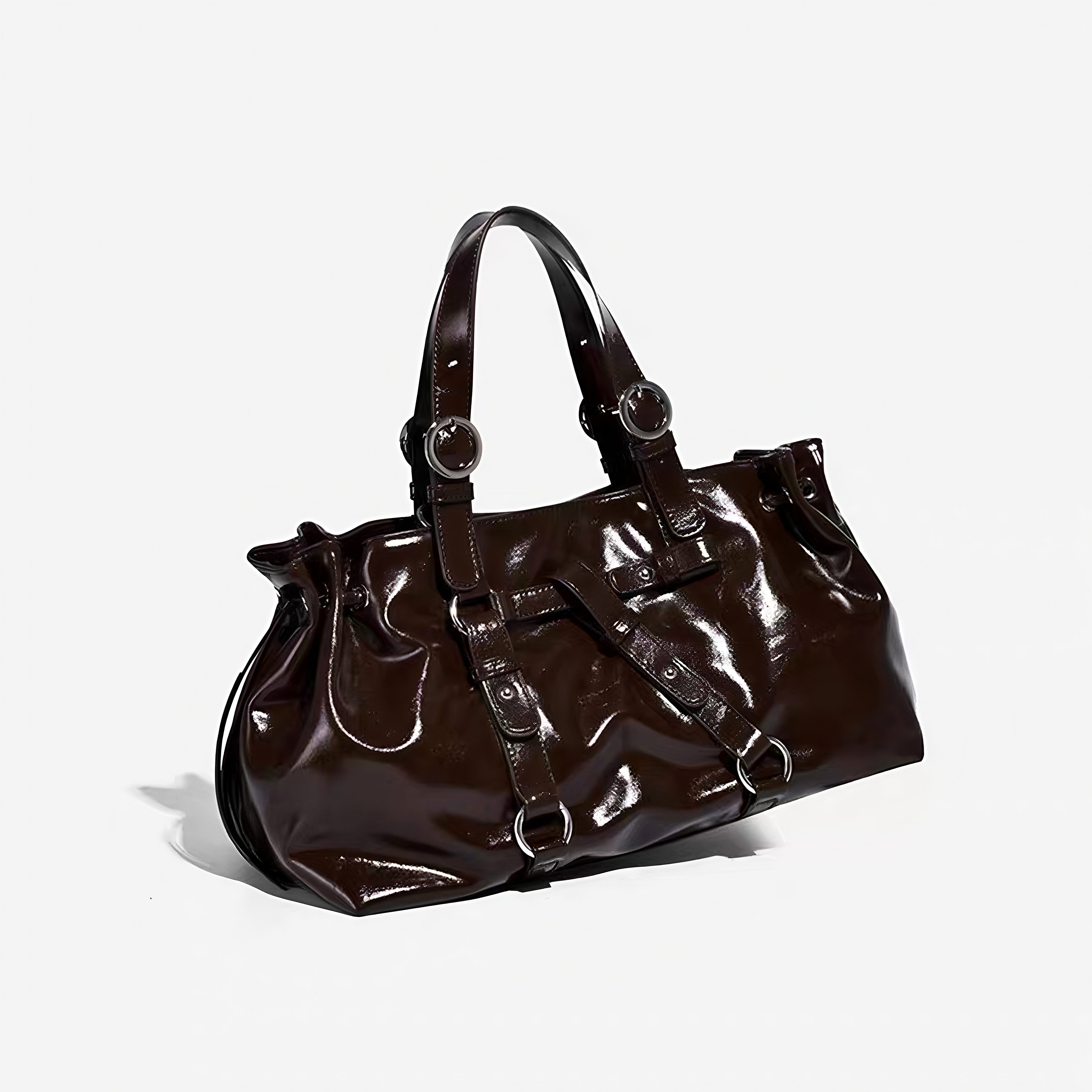 #488 Glossy Retro Duffle