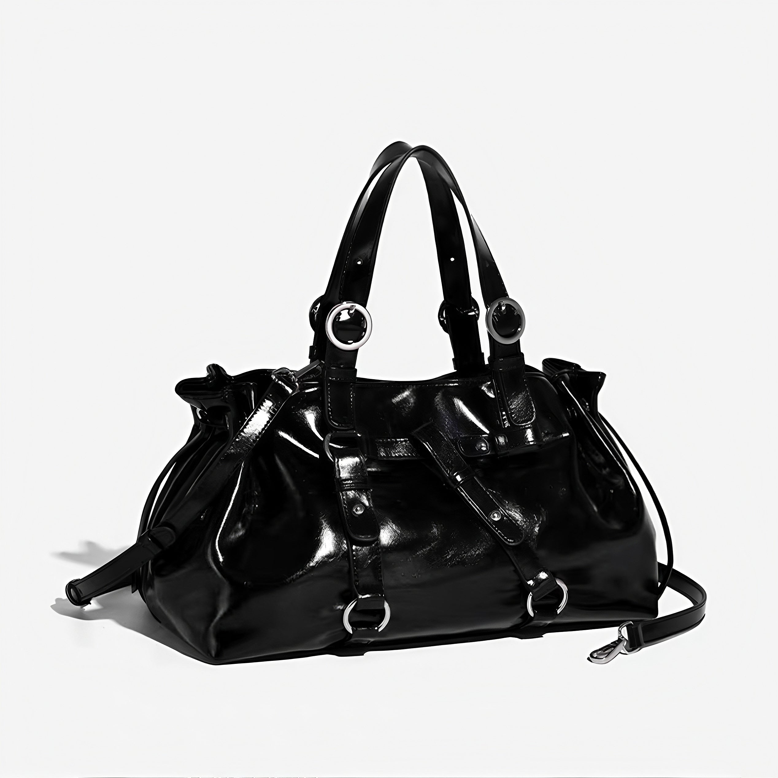 #488 Glossy Retro Duffle