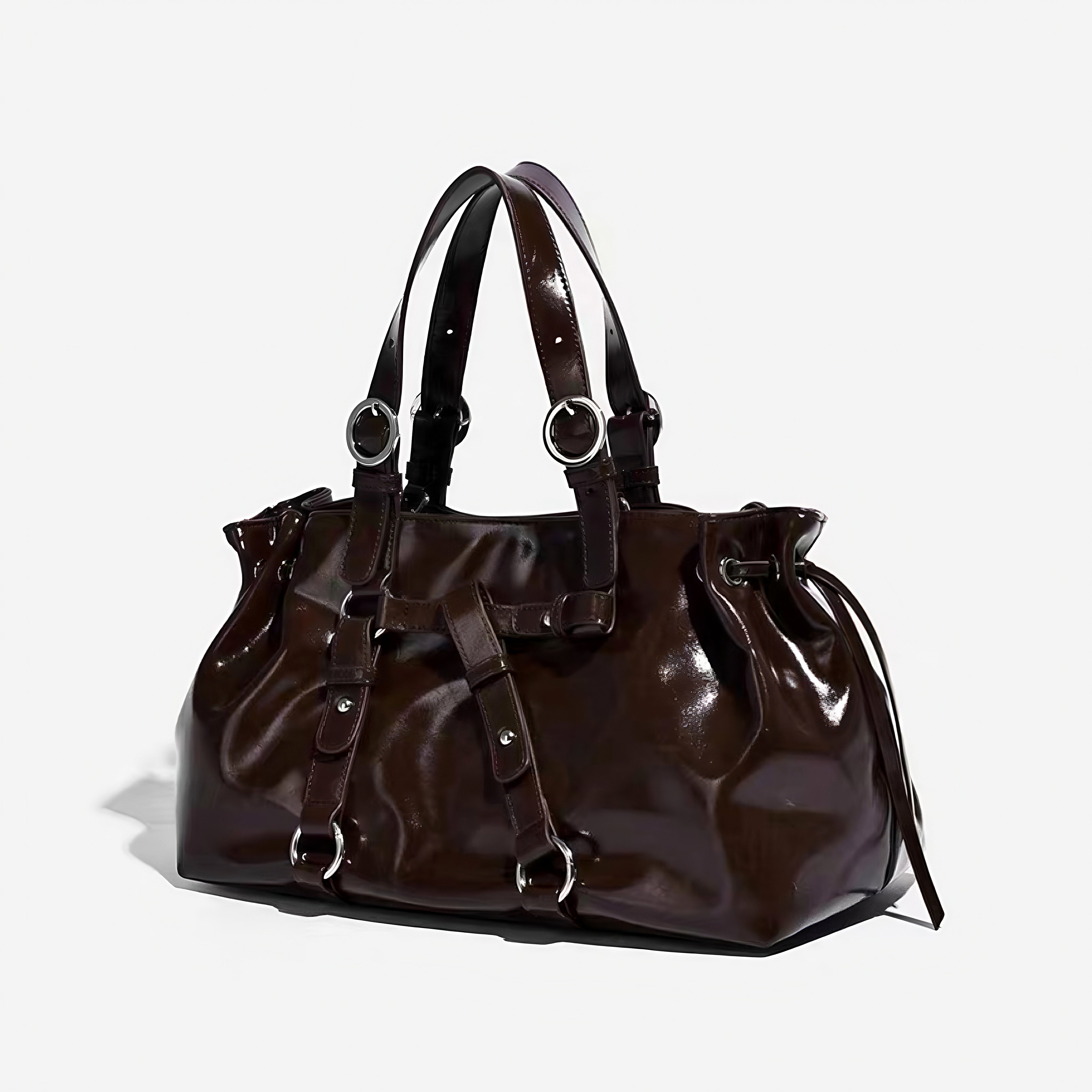 #488 Glossy Retro Duffle