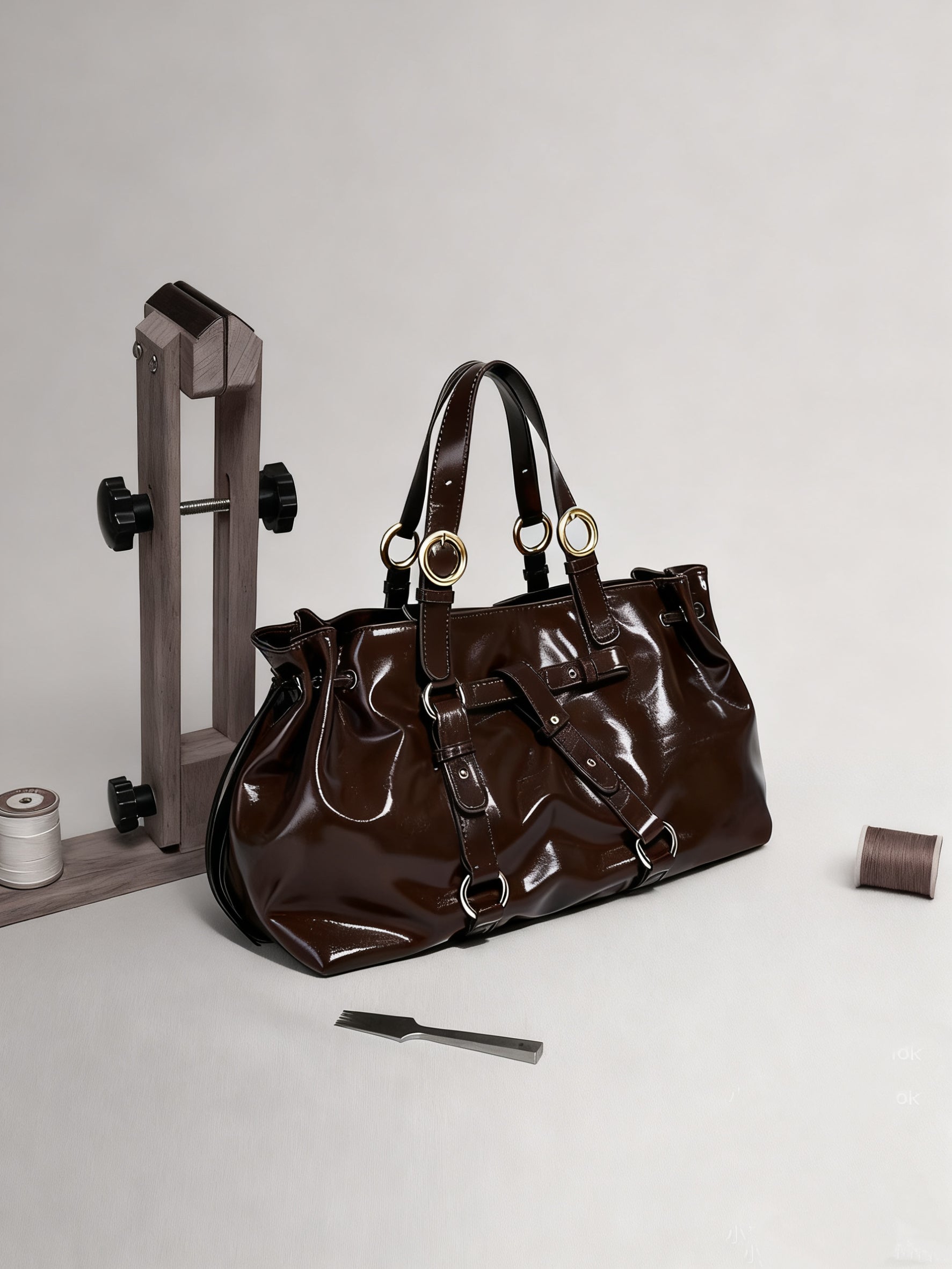 #488 Glossy Retro Duffle